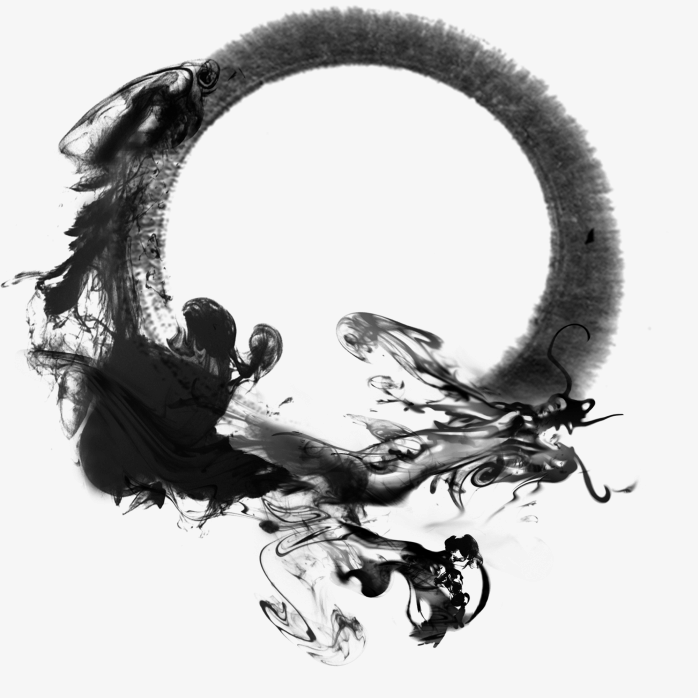 水墨中国龙素材