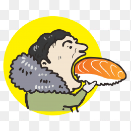王思聪吃面包卡通形象