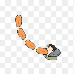 王思聪吃面包卡通形象