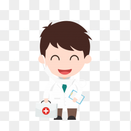 可爱医生插画