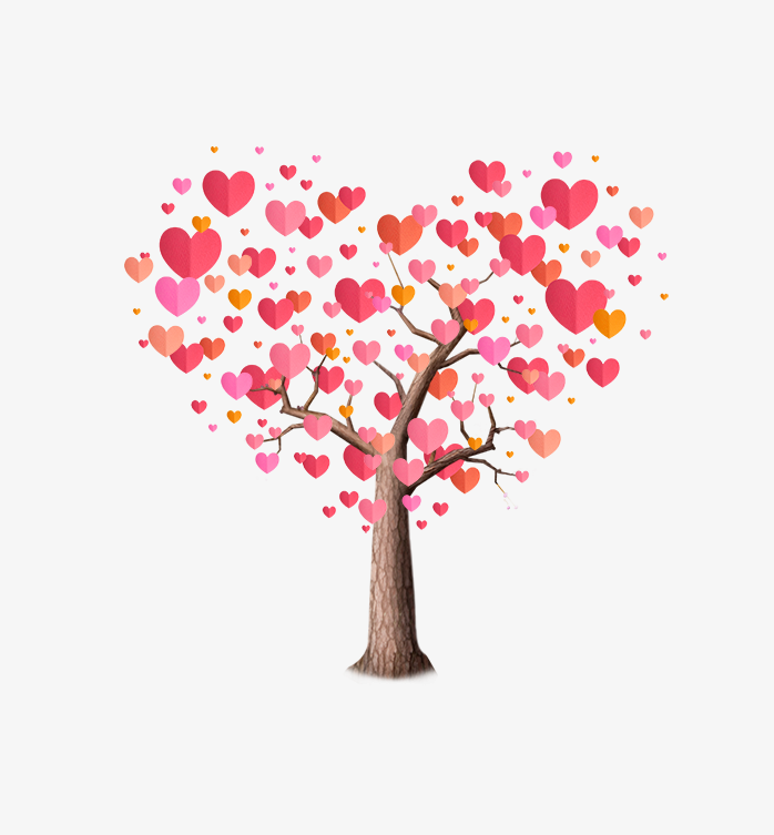情人节创意爱情树