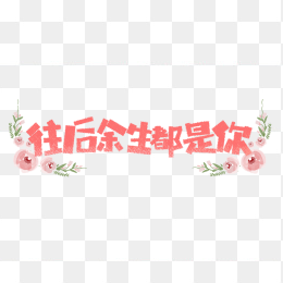 往后余生都是你