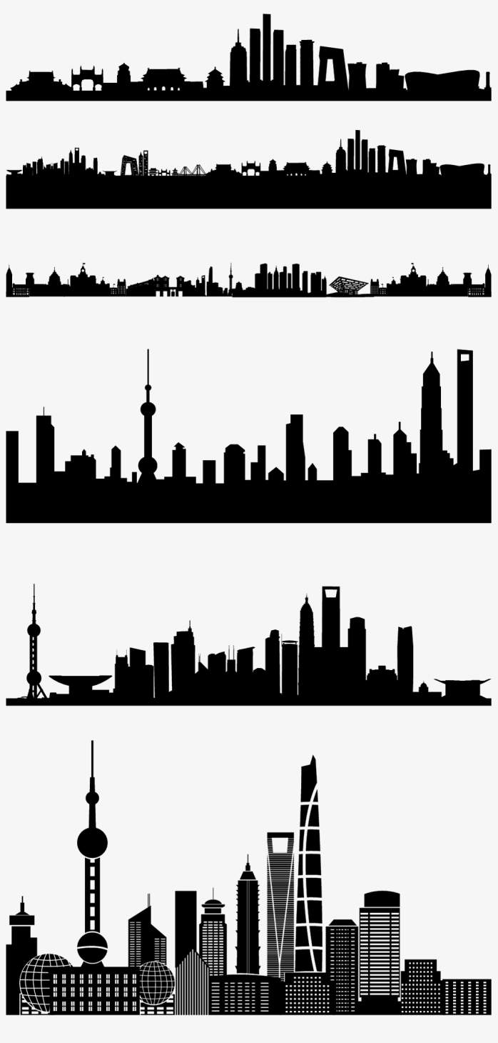 上海城市建筑剪影合集