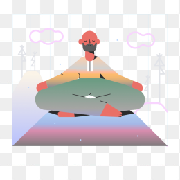 手绘精美创意商务人物插画