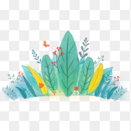 手绘森林插画