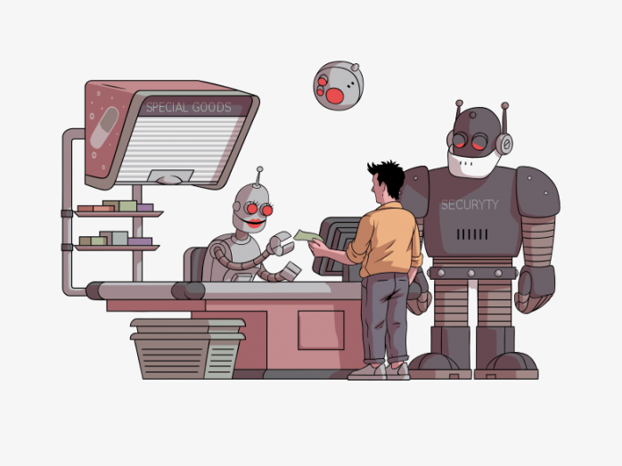 机器人插画