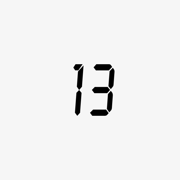 数字13
