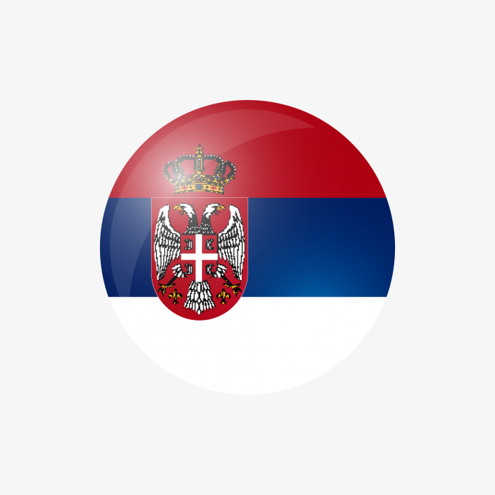 塞尔维亚国旗图案