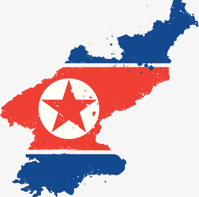 朝鲜国旗地图板块