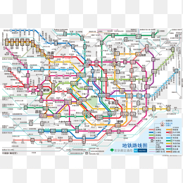 高清日本东京地铁线路图