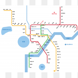 高清浙江杭州地铁线路图