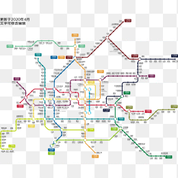 高清广州地铁线路图