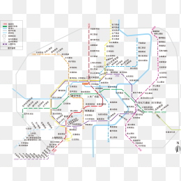 高清上海地铁线路图