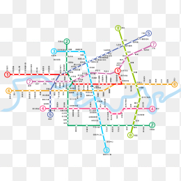 高清南宁地铁线路图