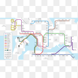 香港地铁线路图