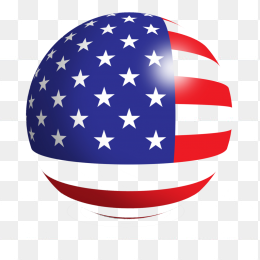 球形美国国旗