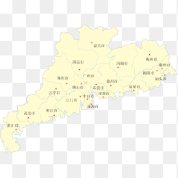 高清广东省地图