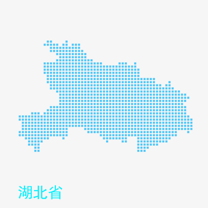 湖北省地图轮阔