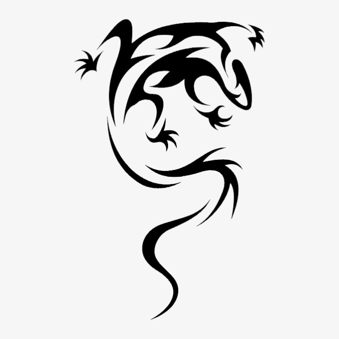 高清龙刺青图案