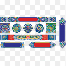 中国风古典花纹边框合集