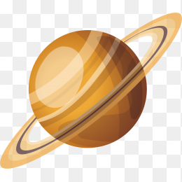 手绘卡通星球元素