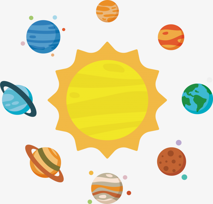 卡通太阳系星球合集