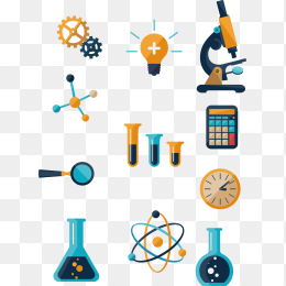 彩色科学研究图标合集