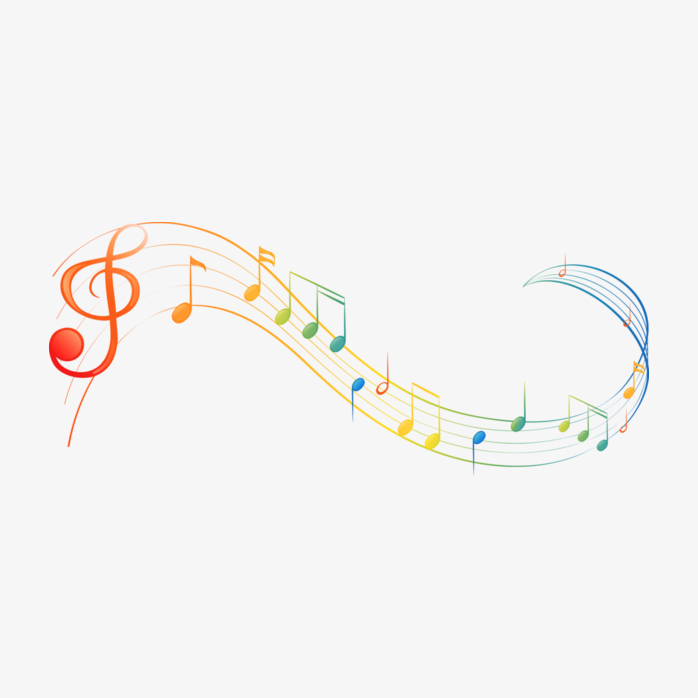 炫彩音符音乐元素