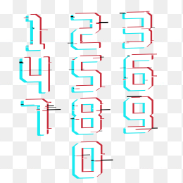抖音风数字合集