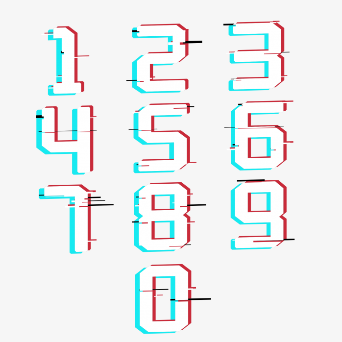 抖音风数字合集