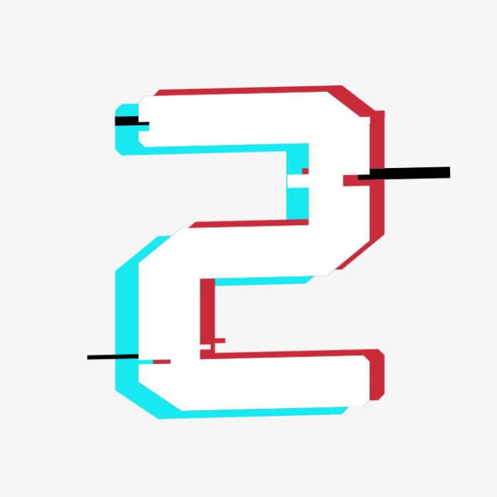 抖音风数字2