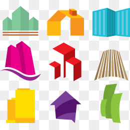 城市建筑图标合集