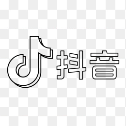  高清抖音logo标志