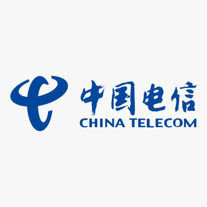 超高清中国电信logo