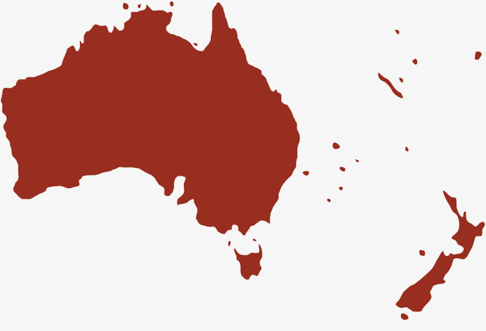 矢量澳大利亚地图