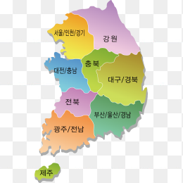 Korea韩国地图