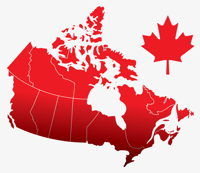 Canada加拿大地图