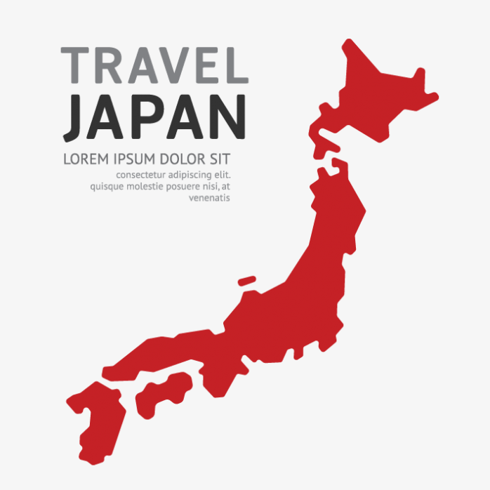 JAPAN日本地图