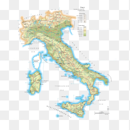 Italy意大利地图
