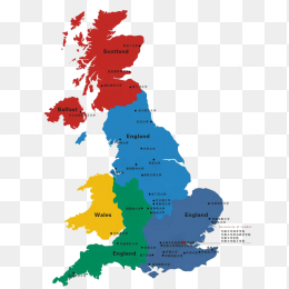 UK英国地图