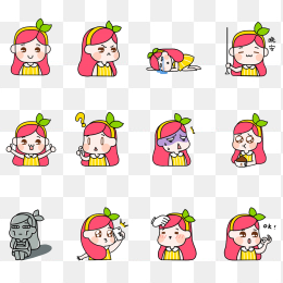 可爱小女孩表情包合集