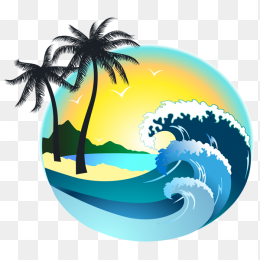 海滩风景素材