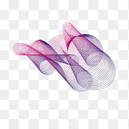 不规则流线形线条