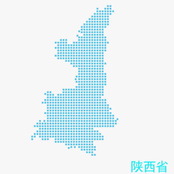 陕西省地图板块