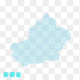 新疆省地图板块