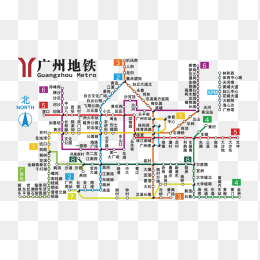 广州地铁线路图