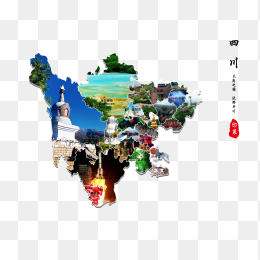 成都旅游地图