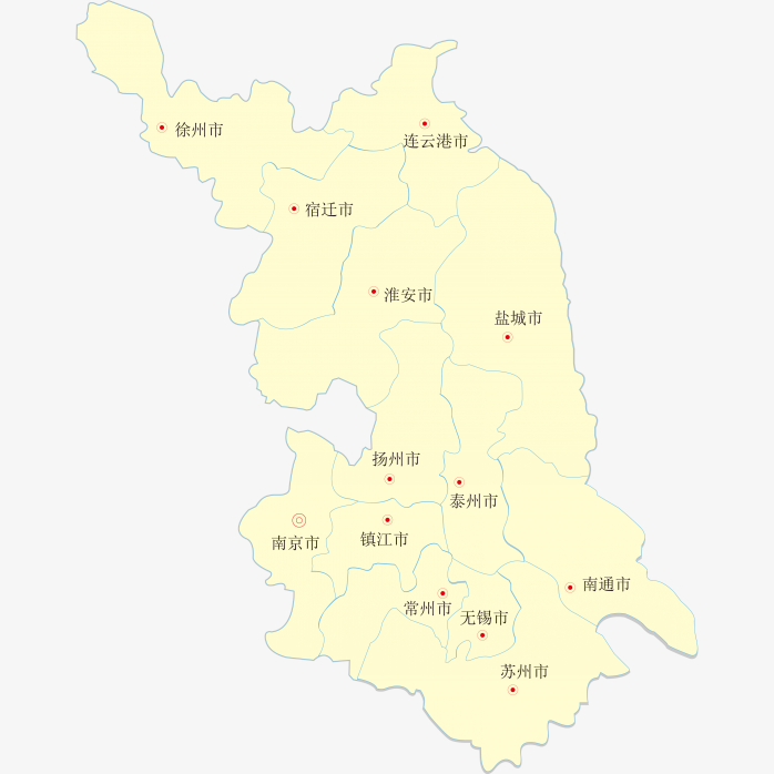 高清江苏省地图