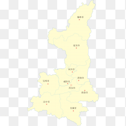 高清陕西省地图
