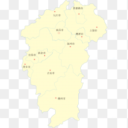 高清江西省地图